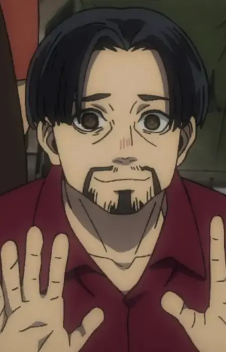 Man With Parted Hair - Supporting character from Gachiakuta